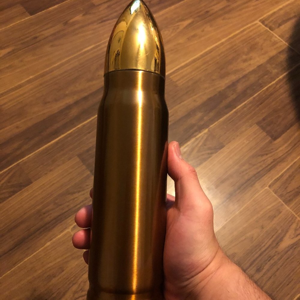 Stainless Steel Bullet Vacuum Tumbler Thermos 16oz